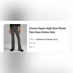 Groove Super-High-Rise Flared Pant Nulu - Size 6